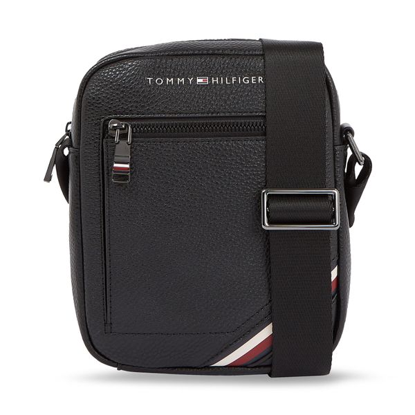 Tommy Hilfiger Crossover torbica Tommy Hilfiger Central Mini Reporter AM0AM11580 Crna