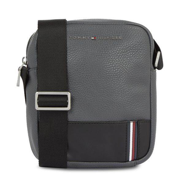 Tommy Hilfiger Crossover torbica Tommy Hilfiger Th Central Mini Reporter AM0AM12449 Dark Grey PSM
