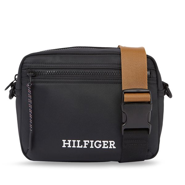 Tommy Hilfiger Crossover torbica Tommy Hilfiger Th Monotype Ew Reporter AM0AM11546 Black BDS