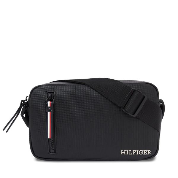 Tommy Hilfiger Crossover torbica Tommy Hilfiger Th Pique Ew Reporter AM0AM11780 Black BDS
