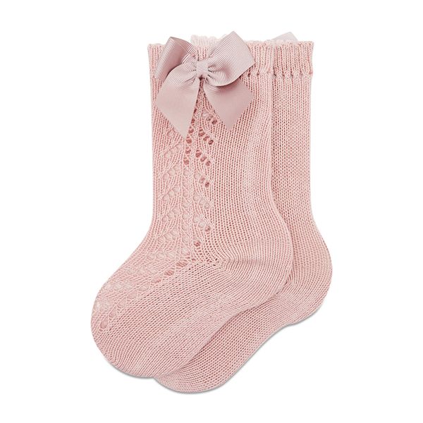 Condor Dječje visoke čarape Condor 2.599/2 Pale Pink 0526