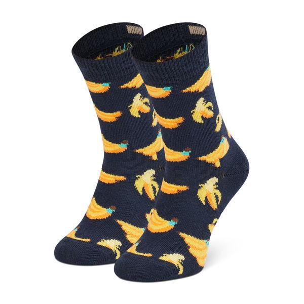 Happy Socks Dječje visoke čarape Happy Socks KBAN01-6001 Crna