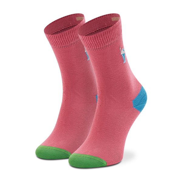 Happy Socks Dječje visoke čarape Happy Socks KBEMS01-3500 Ružičasta