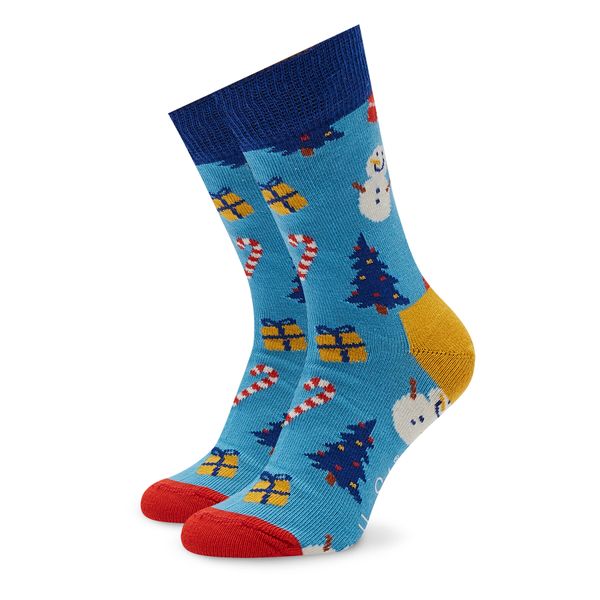 Happy Socks Dječje visoke čarape Happy Socks KBIO01-6300 Plava