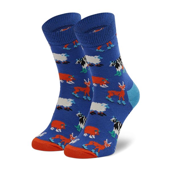 Happy Socks Dječje visoke čarape Happy Socks KFCR01-6500 Plava
