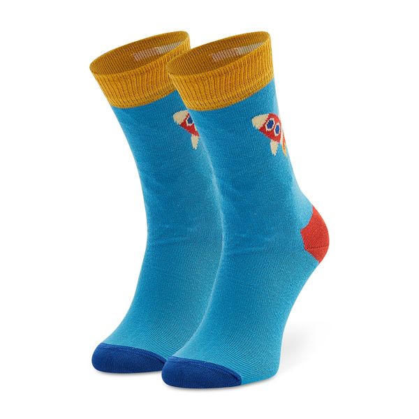 Happy Socks Dječje visoke čarape Happy Socks KROK01-6000 Plava