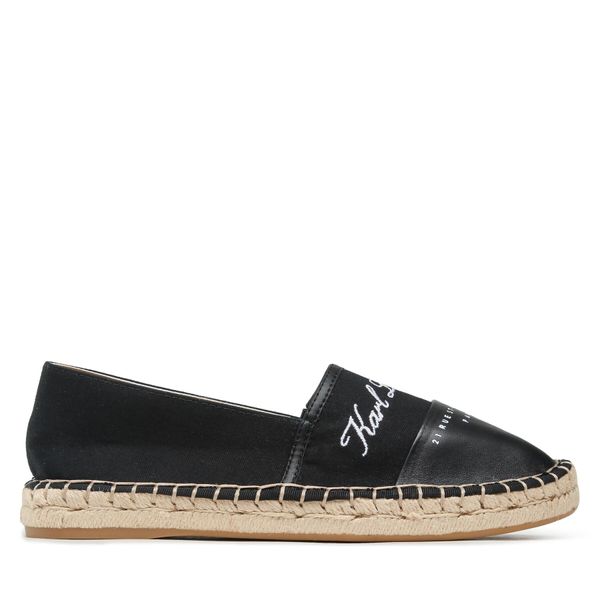 KARL LAGERFELD Espadrile KARL LAGERFELD KL80123 Black Lthr & Textile