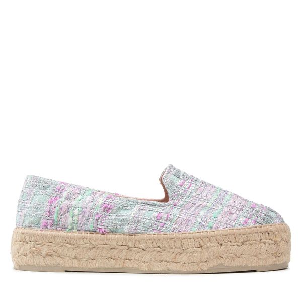 Manebi Espadrile Manebi Slippers D T 1.6 D0 Silver Shades Lame