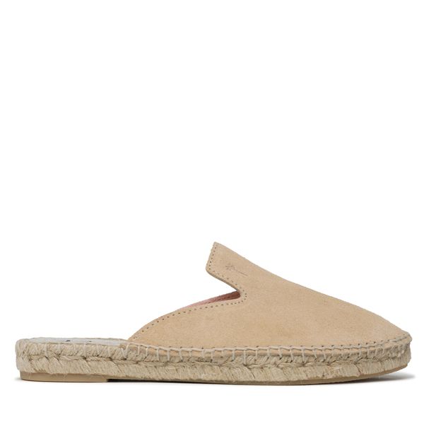 Manebi Espadrile Manebi Suede Mules M 1.1 M0 Champagne Beige