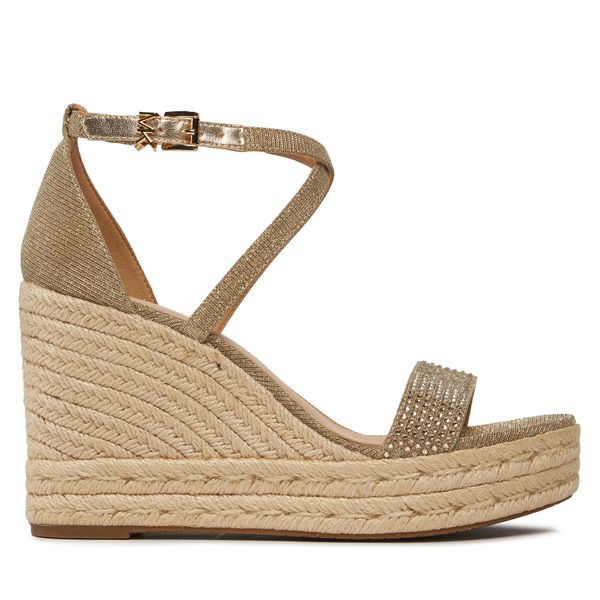 MICHAEL Michael Kors Espadrile MICHAEL Michael Kors Kayla Wedge 40R4KYMS1D Pale Gold