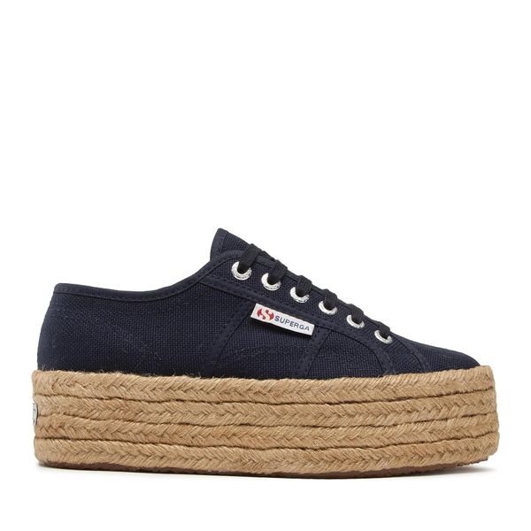 Superga Espadrile Superga 2790 Rope S51186W Navy/White Off 933