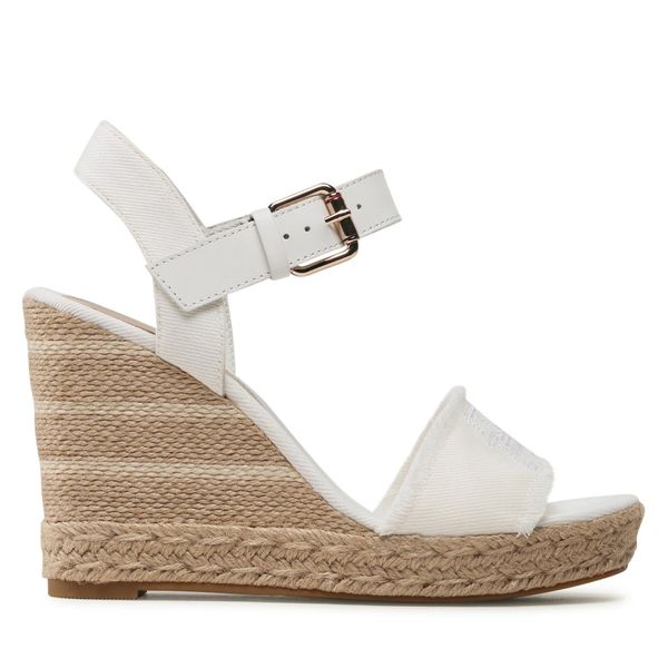 Tommy Hilfiger Espadrile Tommy Hilfiger Ecru Denim Wedge Sandal FW0FW07191 Ecru Denim YBL