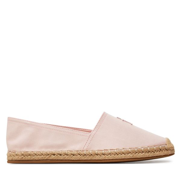Tommy Hilfiger Espadrile Tommy Hilfiger Embroidered Flat Espadrille FW0FW07721 Ružičasta