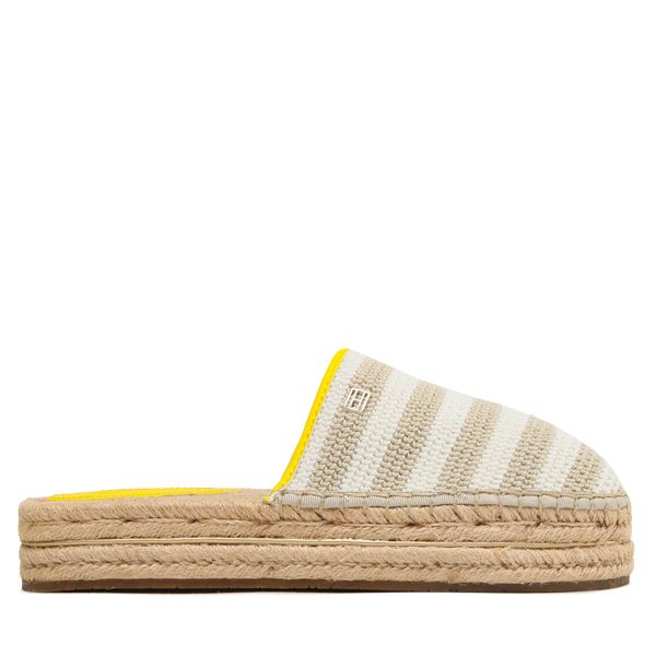 Tommy Hilfiger Espadrile Tommy Hilfiger Feminine Crochet Mule Espadrille FW0FW07278 Bež
