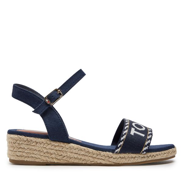 Tommy Hilfiger Espadrile Tommy Hilfiger Rope Wedge Sandal T3A7-33287-0890 Blue 800