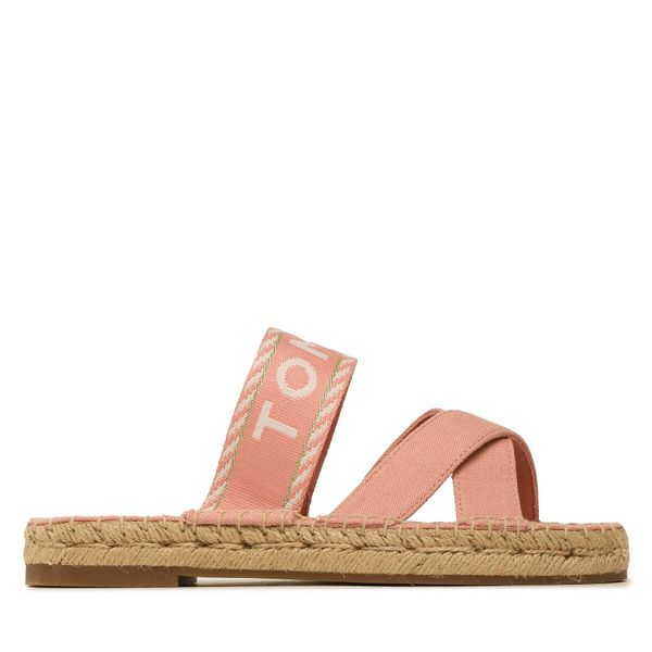 Tommy Hilfiger Espadrile Tommy Hilfiger Seasonal Webbing Sandal FW0FW07181 Ružičasta