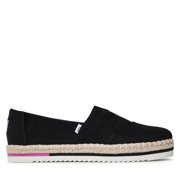Toms Espadrile Toms Alpargata Platform Rope 10017831 Black