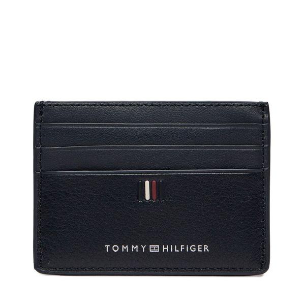 Tommy Hilfiger Etui za kreditne kartice Tommy Hilfiger Th Central Cc Holder AM0AM11858 Space Blue DW6