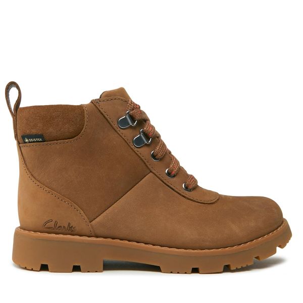 Clarks Gležnjače Clarks Heath Go Gtx Gore-Tex 261626797 Tan Leather