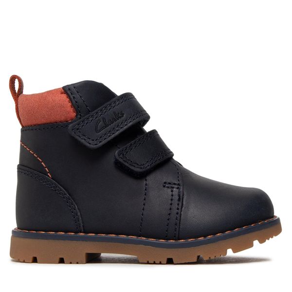 Clarks Gležnjače Clarks Heath Strap T 261692667 Navy