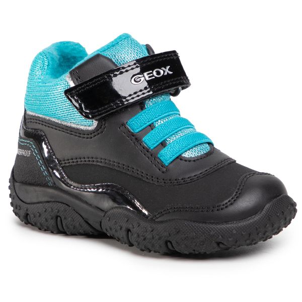 Geox Gležnjače Geox B Baltic G. Wpf A B04H1A 0BCM2 C0490 M Black/Turquoise