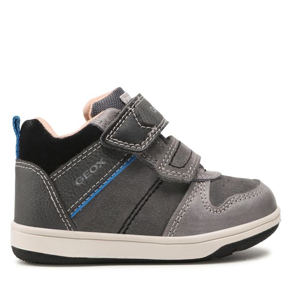 Geox Gležnjače Geox B New Flick B. A B161LA 022ME C0043 M Grey/Black