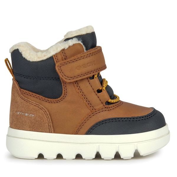 Geox Gležnjače Geox B Willaboom Boy B Ab B365BC 0ME22 CR69B M Tobacco/Black