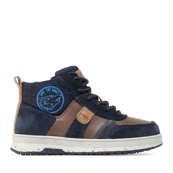 Geox Gležnjače Geox J Astuto B. D J04CXD 0CL22 C6MF4 S Coffee/Navy