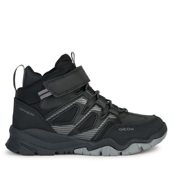 Geox Gležnjače Geox J Montrack Boy B Abx J26HBC 0FUME C9999 S Crna