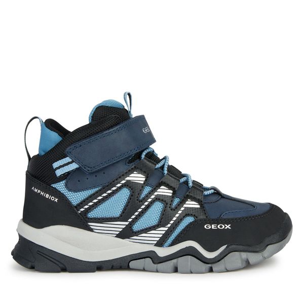 Geox Gležnjače Geox J Montrack Boy B Abx J26HBC 0FUME CF44Y S Navy/Lt Avio