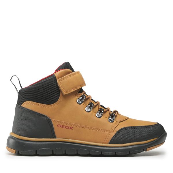 Geox Gležnjače Geox J Xunday B.A J263NA 0MEFU C2G7V D Dk Yellow/Red