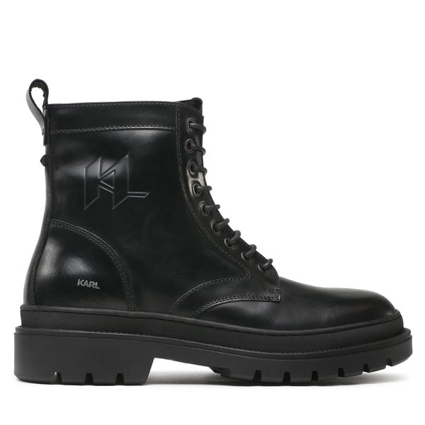 KARL LAGERFELD Gležnjače KARL LAGERFELD KL11260 Black Lthr