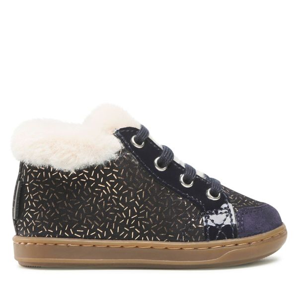 Shoo Pom Gležnjače Shoo Pom Bouba Zip Hair N4BYCE0402 Navy/Platine