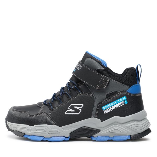 Skechers Gležnjače Skechers Drollix Venture Rush 406418L/BKRY Crna