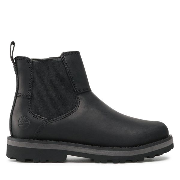 Timberland Gležnjače Timberland Courma Kid Chelsea TB0A25GV0011 Black Full Grain
