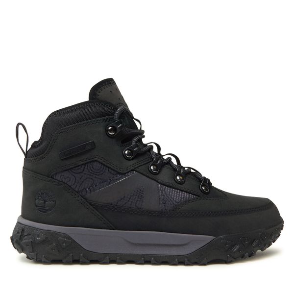 Timberland Gležnjače Timberland Gs Motion 6 Mid F/Lwp TB0A67QC0151 Black Nubuck