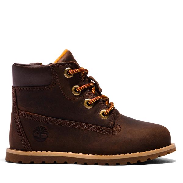 Timberland Gležnjače Timberland Pokey Pine 6In Boot With TB0A2NC39311 Dk Brown Full Grain