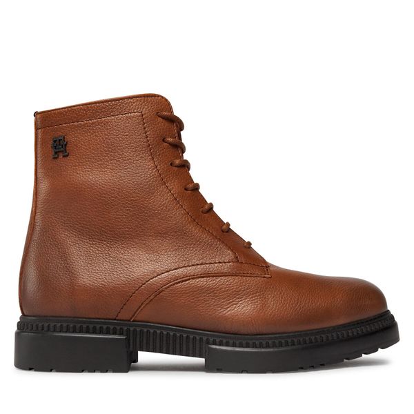 Tommy Hilfiger Gležnjače Tommy Hilfiger Comfort Cleated Termo Lth FM0FM04651 Winter Cognac GVI