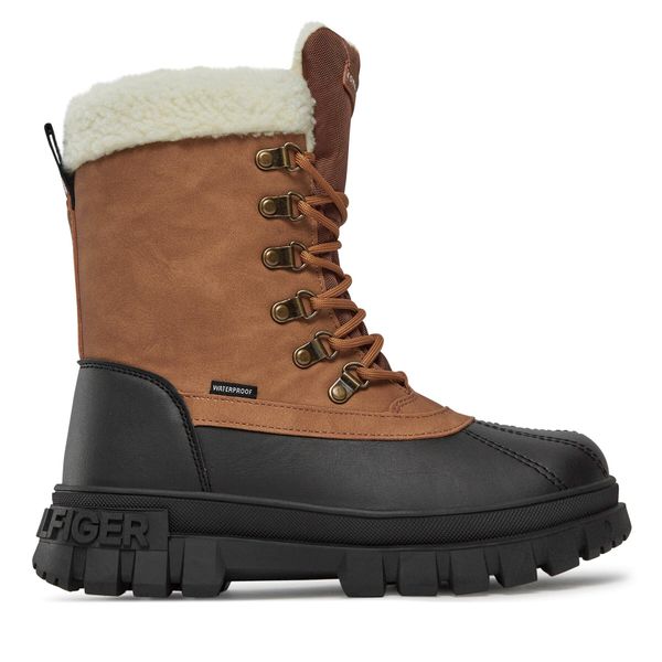 Tommy Hilfiger Gležnjače Tommy Hilfiger T3B5-33161-0814582 S Cognac 582