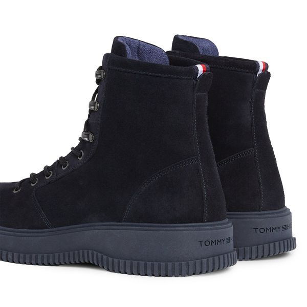 Tommy Hilfiger Gležnjače Tommy Hilfiger Th Everyday Class W Suede Hooks FM0FM04762 Desert Sky DW5