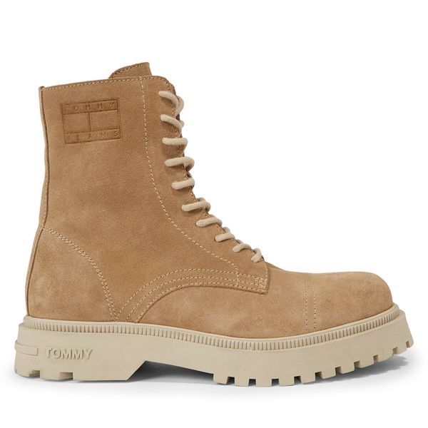 Tommy Jeans Gležnjače Tommy Jeans Tjm Casual Boot Suede EM0EM01336 Sandalwood RBT