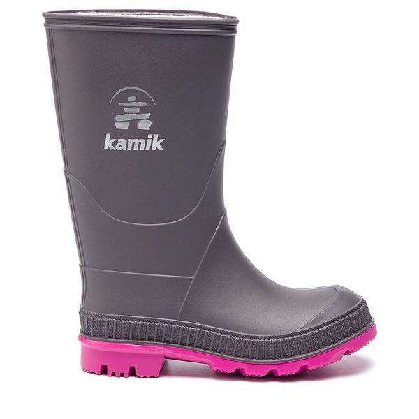 Kamik Gumene čizme Kamik Stomp EK6149 Chercoal Magenta