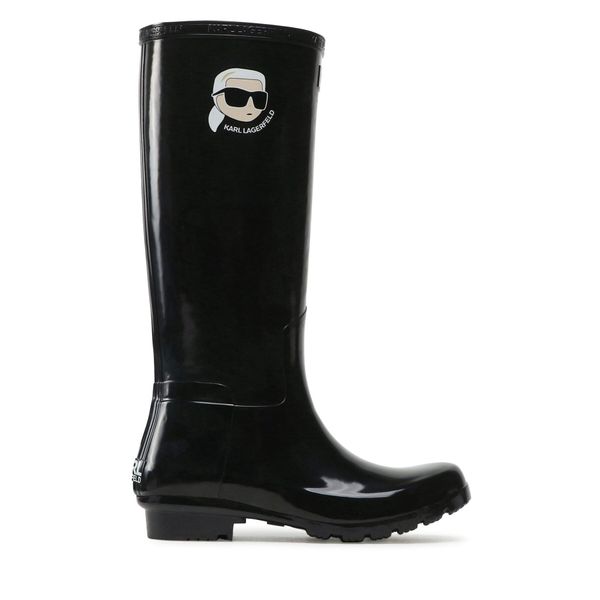 KARL LAGERFELD Gumene čizme KARL LAGERFELD KL47090N Crna
