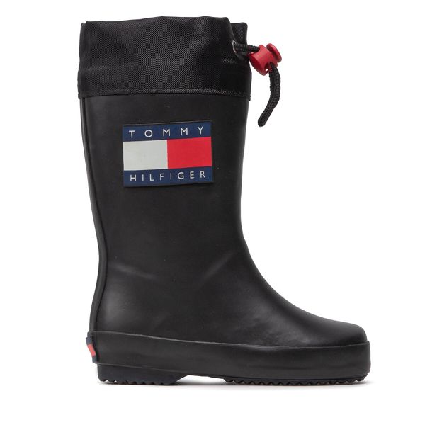 Tommy Hilfiger Gumene čizme Tommy Hilfiger Rain Boot T3X6-30766-0047 M Black 999