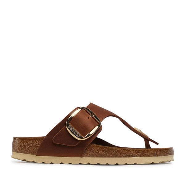 Birkenstock Japanke Birkenstock Gizeh Big Buckle 1018785 Cognac