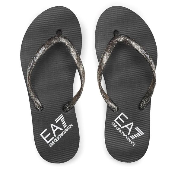 EA7 Emporio Armani Japanke EA7 Emporio Armani XFQ013 XK322 S466 Crna