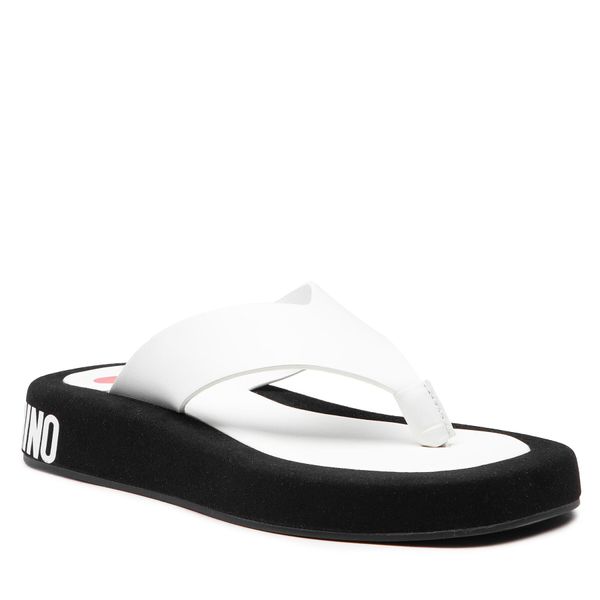 LOVE MOSCHINO Japanke LOVE MOSCHINO JA28253G0EIE110A Bianco/Cam.Nero