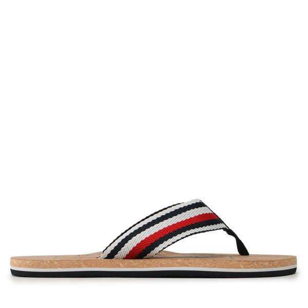 Tommy Hilfiger Japanke Tommy Hilfiger Cork Beach Sandal FM0FM04475 Desert Sky DW5