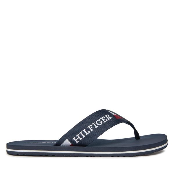 Tommy Hilfiger Japanke Tommy Hilfiger Corporate Monotype Beach Sandal FM0FM04913 Desert Sky DW5