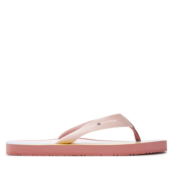 Tommy Hilfiger Japanke Tommy Hilfiger Flip Flop T3A8-33293-0058 S Pink/Multicolor A366